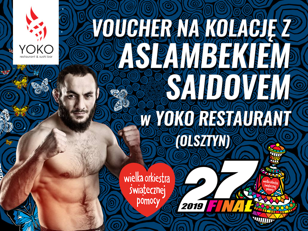 Voucher na kolację z Aslambekiem Saidovem