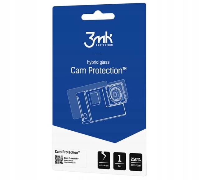 Szkło Hybrydowe 3MK Cam Protection do GoPro HERO 8 Black