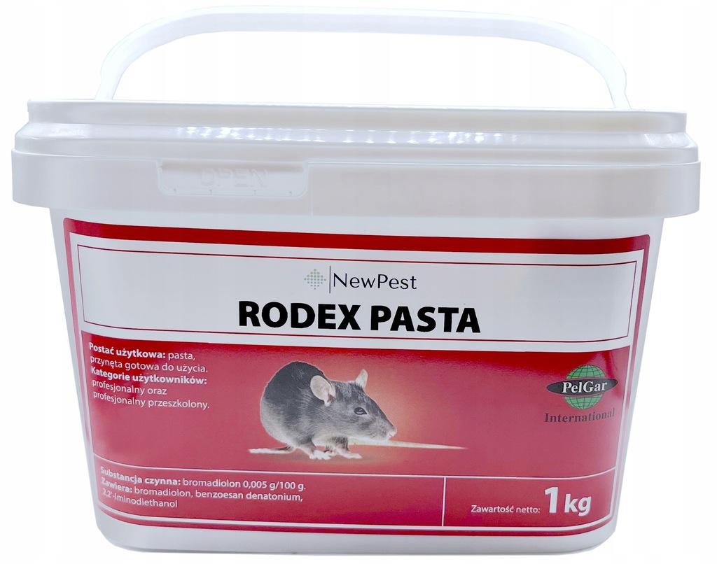 RODEX PROFESJONALNA TRUTKA NA SZCZURY MYSZY PASTA