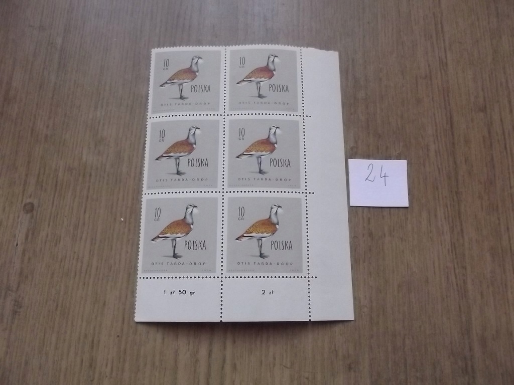 Polska Fi 1062 fragment arkusza znaczków