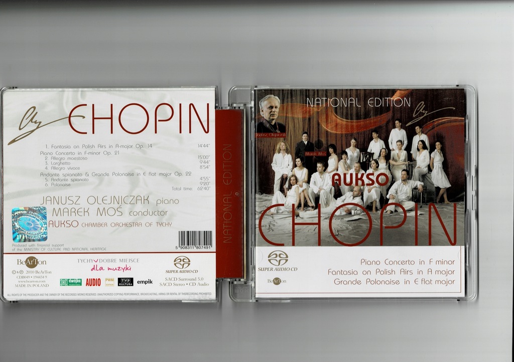 CHOPIN Janusz Olejniczak AUKSO CD 2010 SACD Hybrid