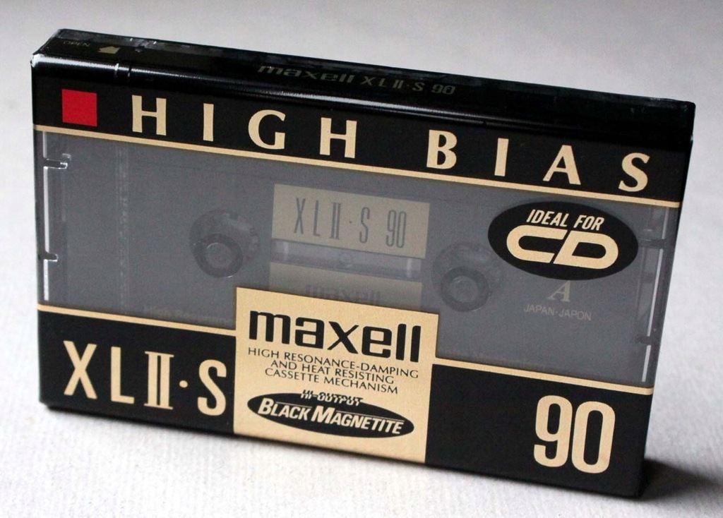 Maxell XLII-S 90, rok 1992, USA.