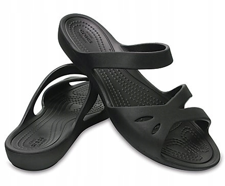 Crocs Kelli Sandały czarne klapki W10 40-41