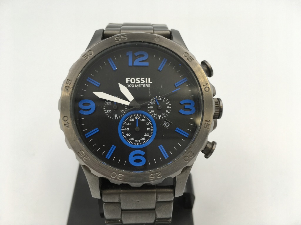 x39 FOSSIL JR1478 zegarek męski czarny bransoleta