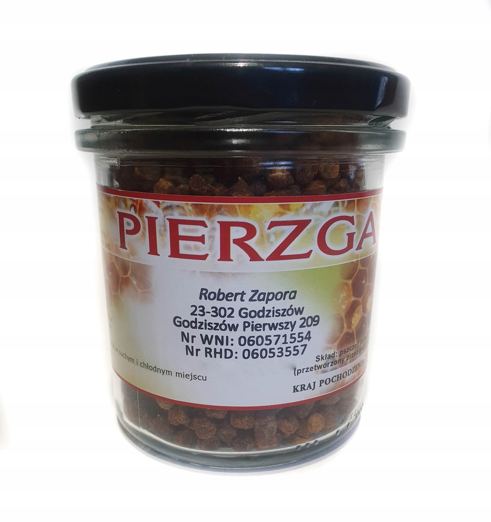 Pierzga Pszczela z Własnej Pasieki