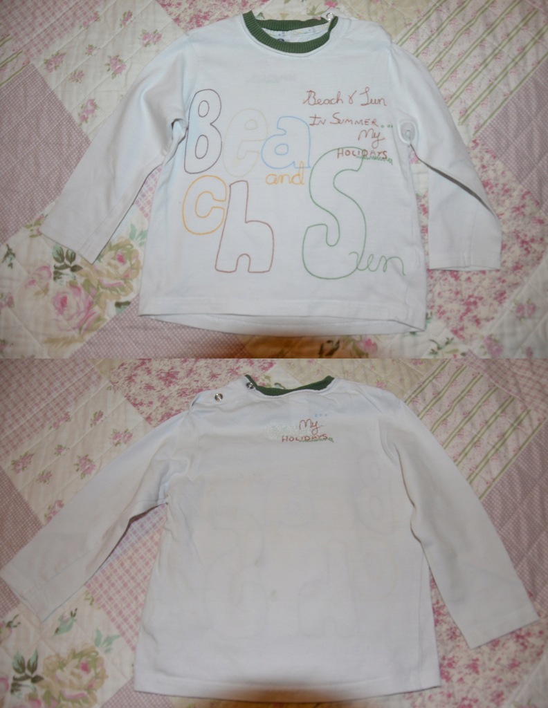 T-SHIRT BLUZKA ZARA 9-12 MIESIĘCY 74/80CM