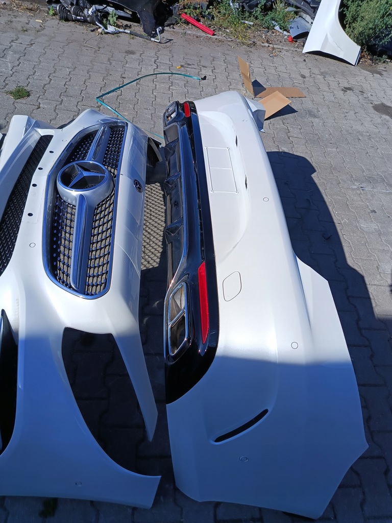 Mercedes 217 s coupe amg zderzak przód tył stopnie - 14364320766 ...
