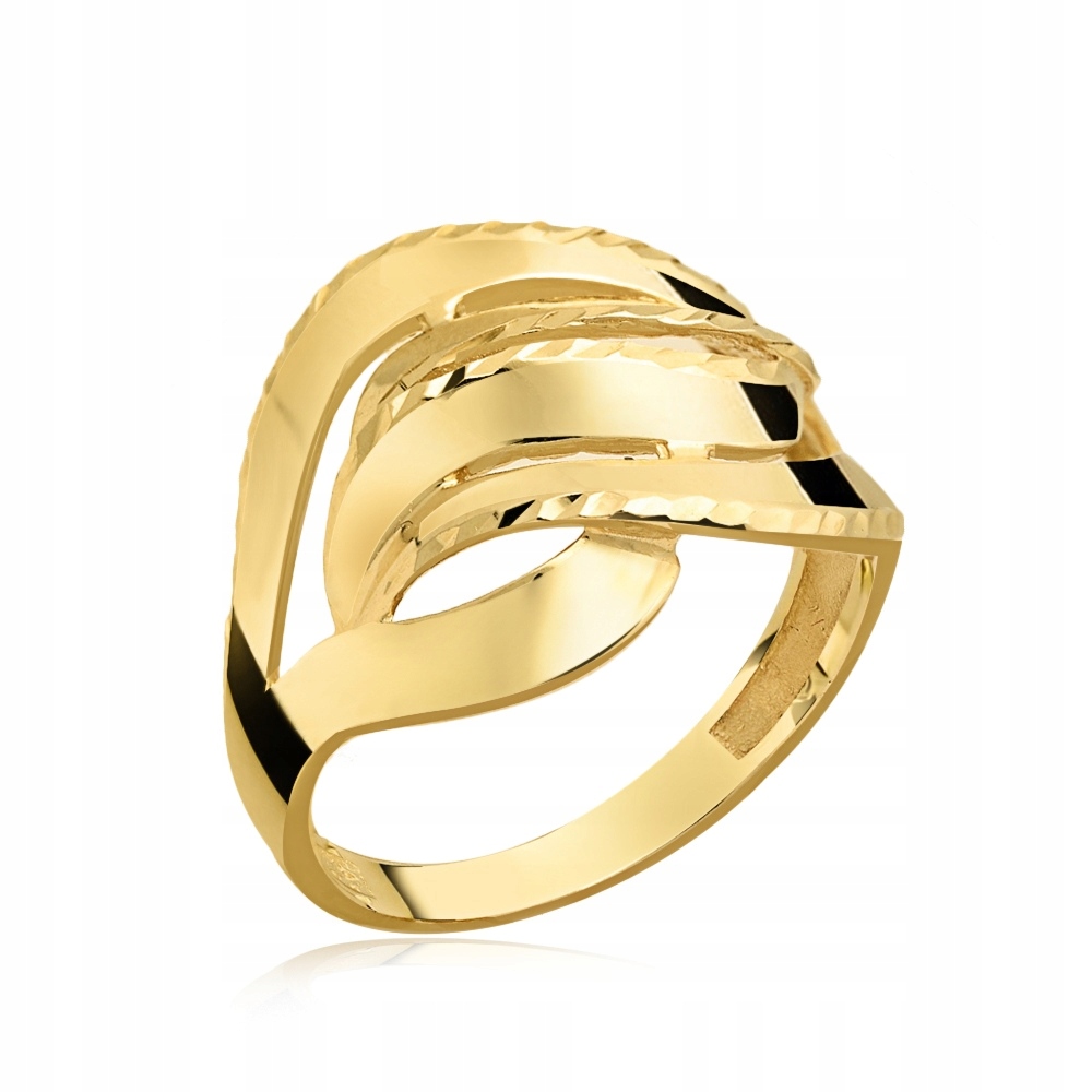 Złoty pierścionek pr.585