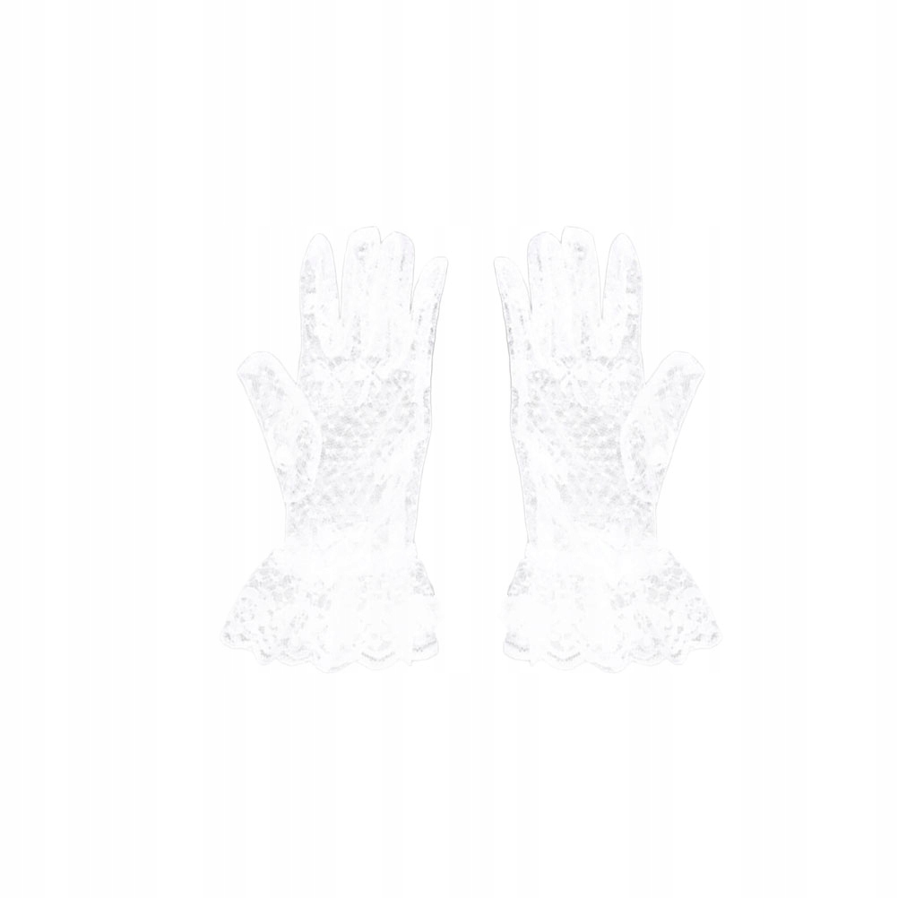 1 para rękawiczki ślubne Stylowe koronkowe rękawic