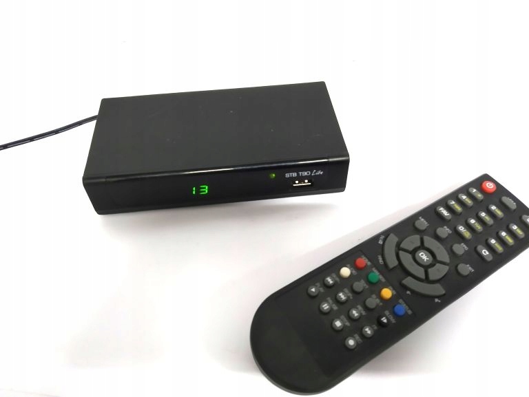 DEKODER DVB-T STB T90 LITE USB + PILOT OKAZJA