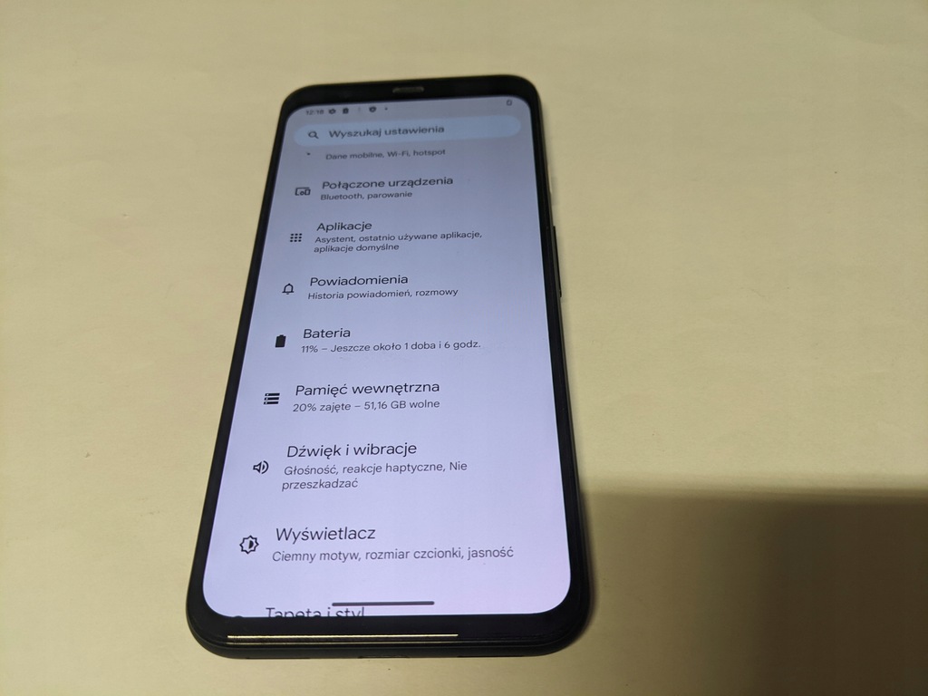 Smartfon Google Pixel 4 6 GB / 64 GB biały