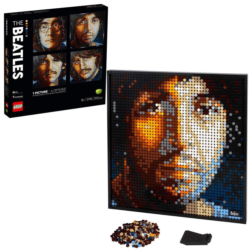 LEGO 31198 THE BEATLES-zestaw pozwala zbudować szczegółowy portret+GRATIS !