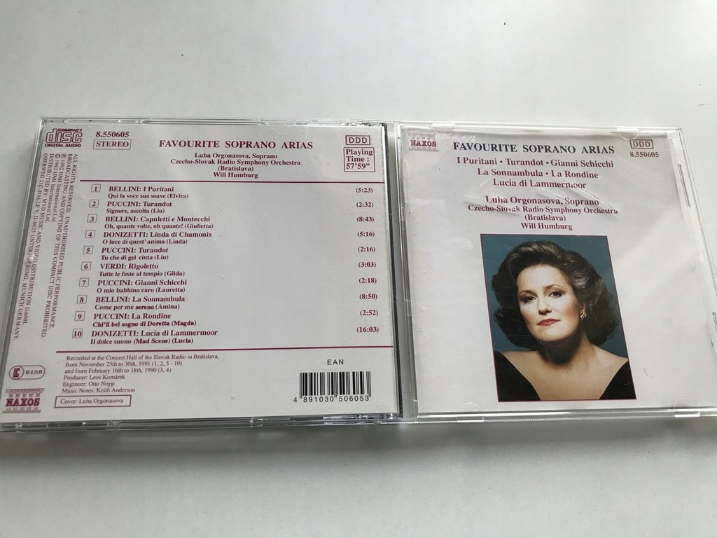 CD Luba Orgonasova Favourite Soprano Arias Humburg STAN 5-/6