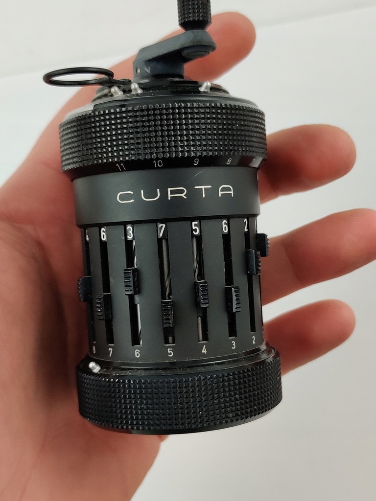 STARY Kalkulator CURTA 71395 liczydło TYP I UNIKAT