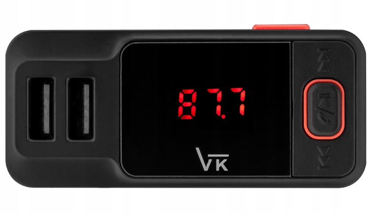 TRANSMITER FM BLUETOOTH USB VK Ładowarka 2,1