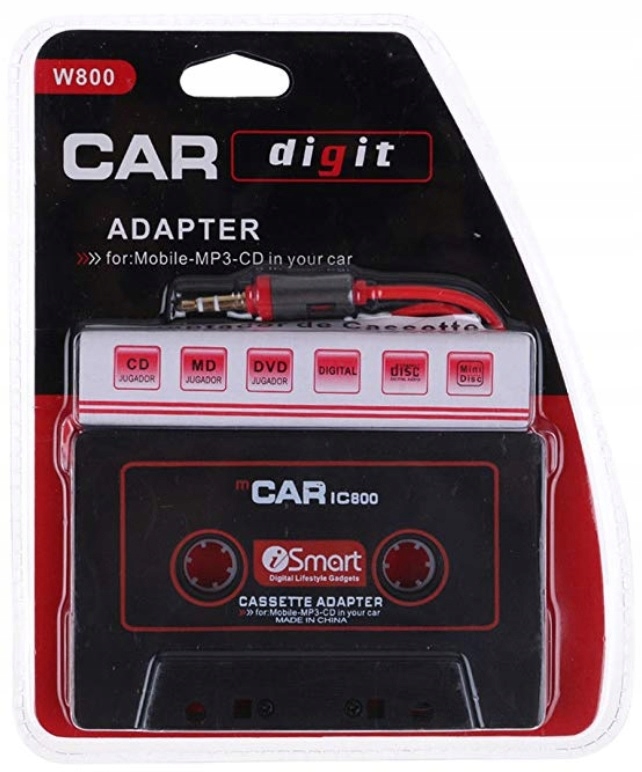 Kaseta adapter/transmiter radio CD MP3 AUX/JACK