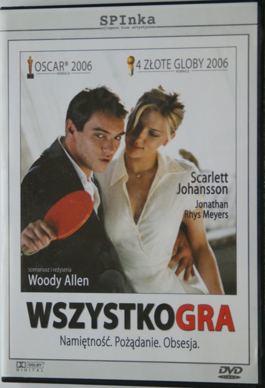 DVD - WSZYSTKO GRA - Scarlett Johansson - unikat!