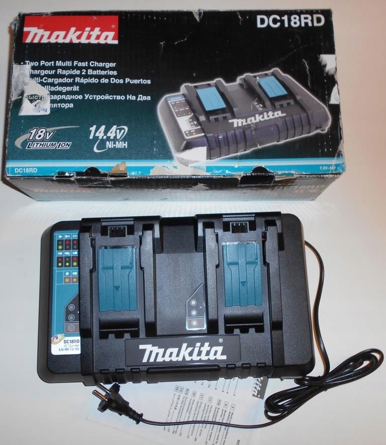 Makita ładowarka DC18RD 2-GNIAZDOWA LXT USB Li-ion