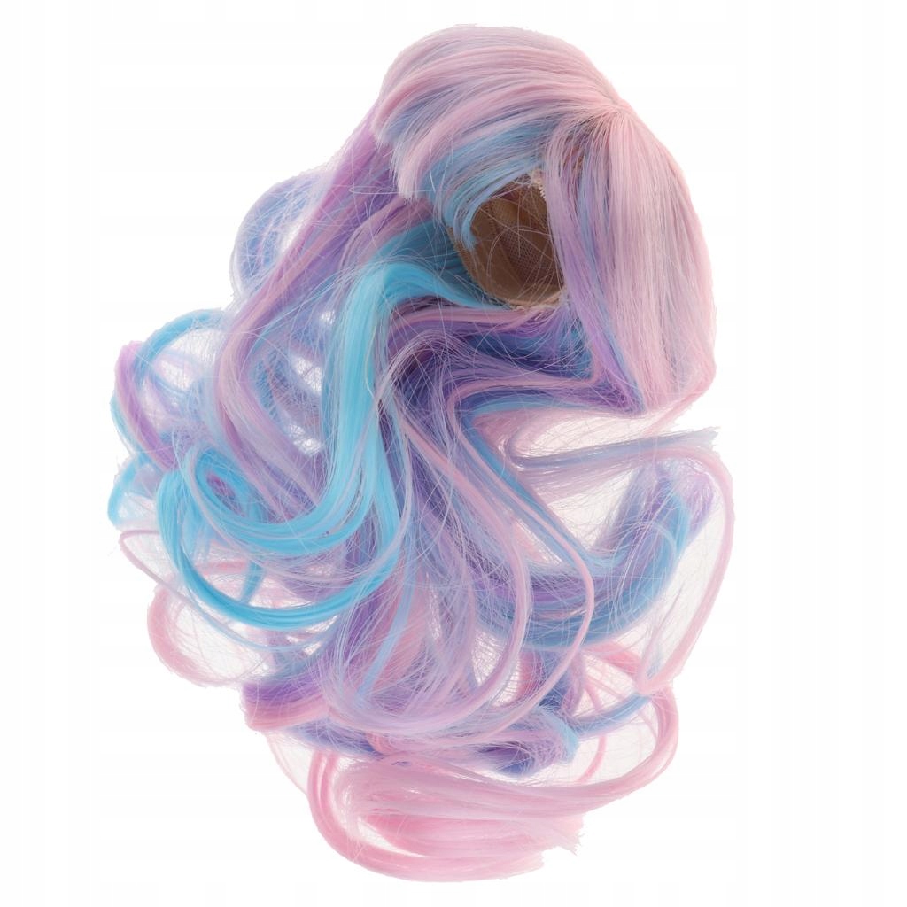 BJD Dolls Wig Hairpiece 1/4 Curly Wigs Doll Hair Wig Curly 1/4 Mixed Color