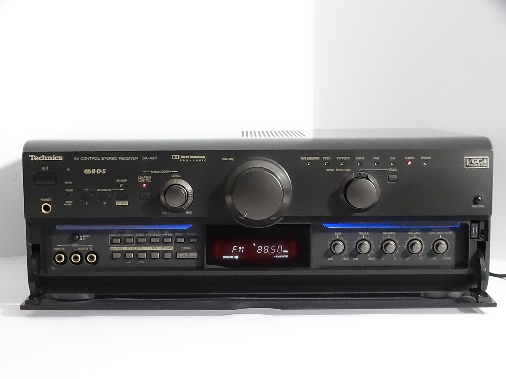 Amplituner Technics SA-AX7 + or. pilot instrukcja