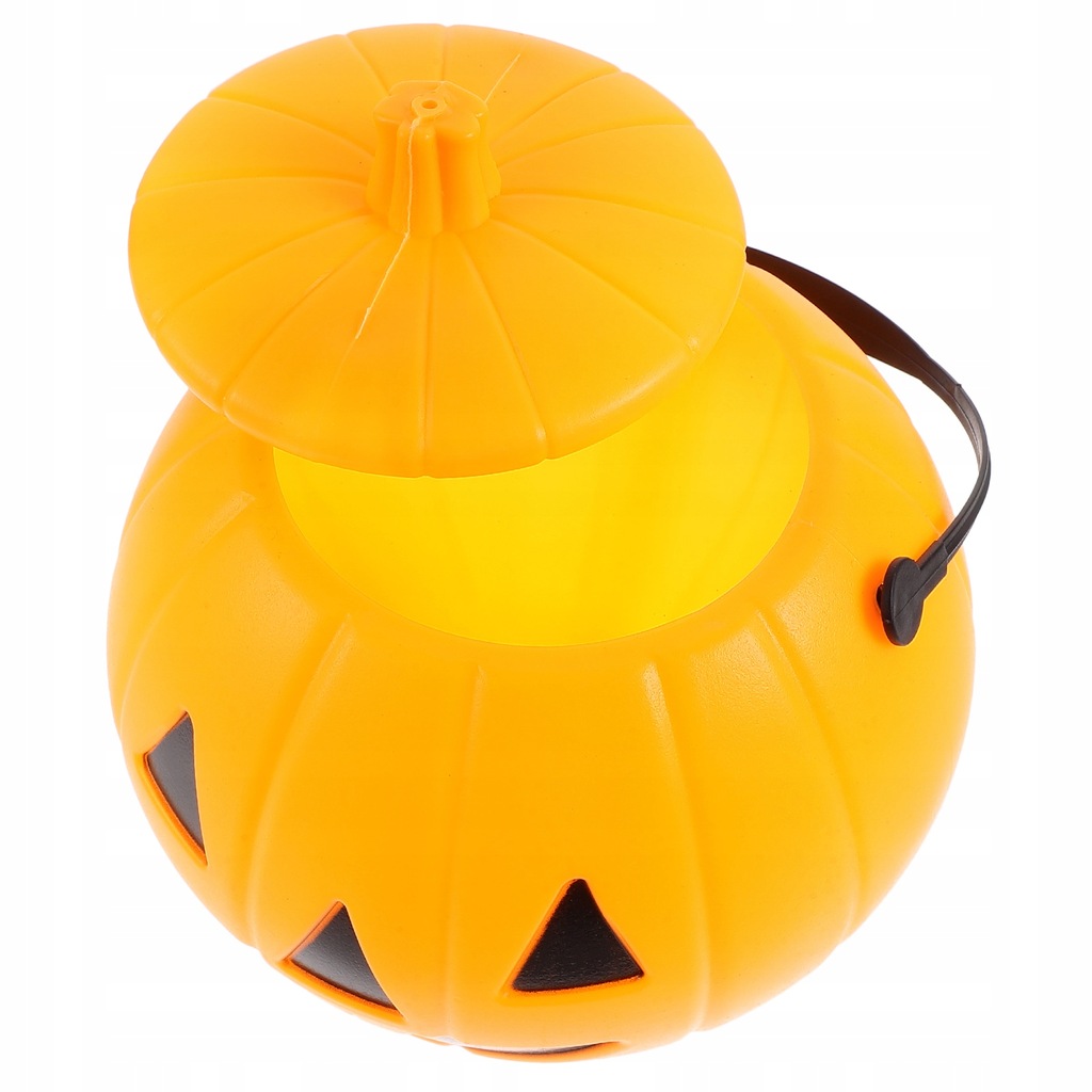 Mini Pumpkin Buckets Plastic Halloween Lantern