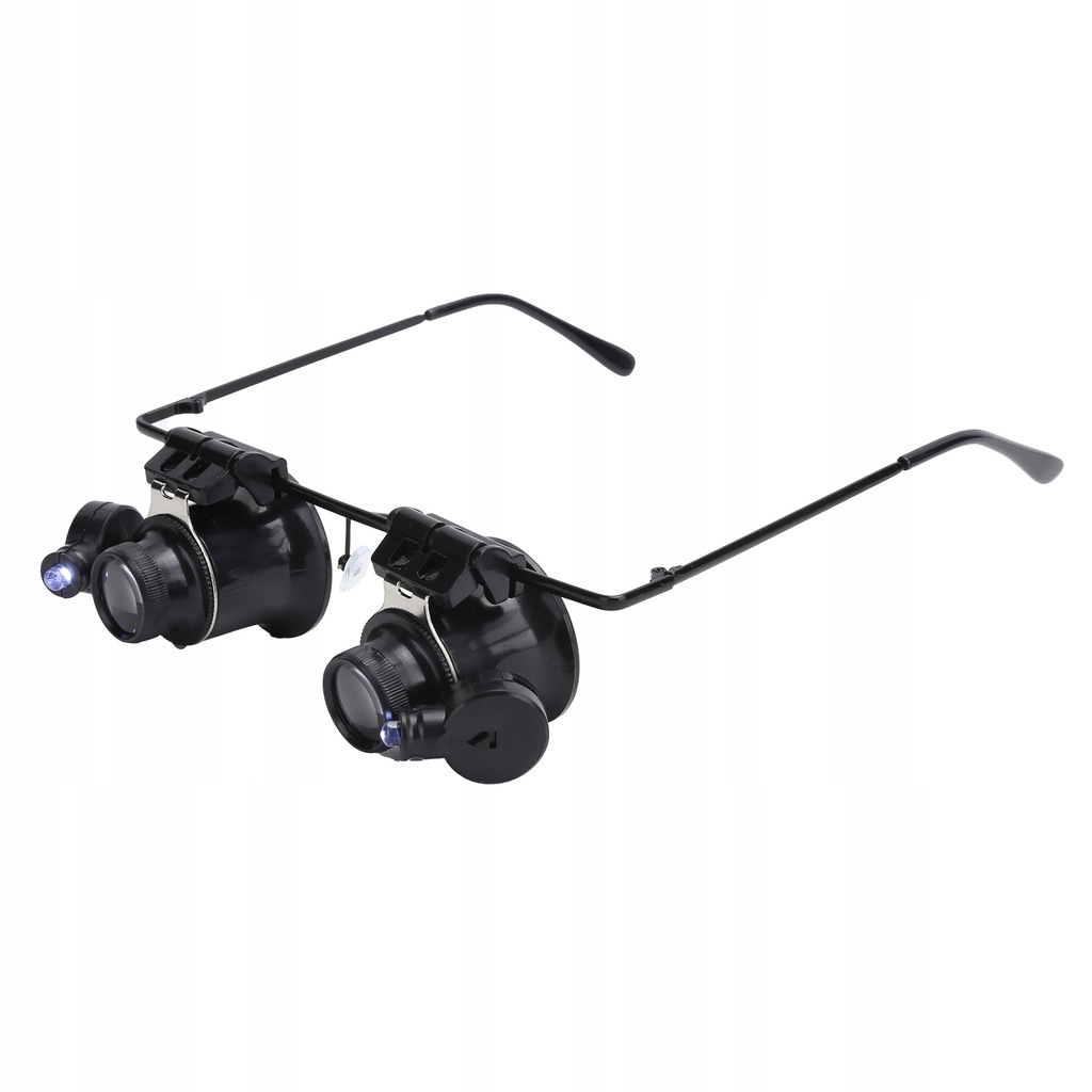 Lupa typu okulary DualLens z 2 diodami LED do
