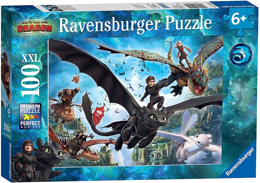 Ravensburger Puzzle 10955 Smoki 100 elementów