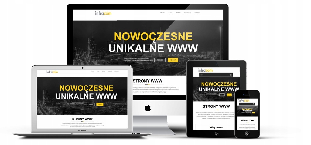 Strona www internetowa wordpress RWD Nowoczesna !!