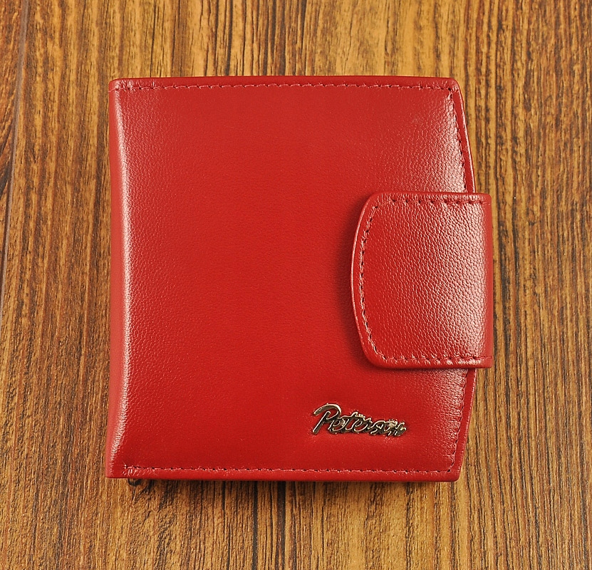 PREMIUM mały skórzany PORTFEL damski PORTMONETKA slim no7