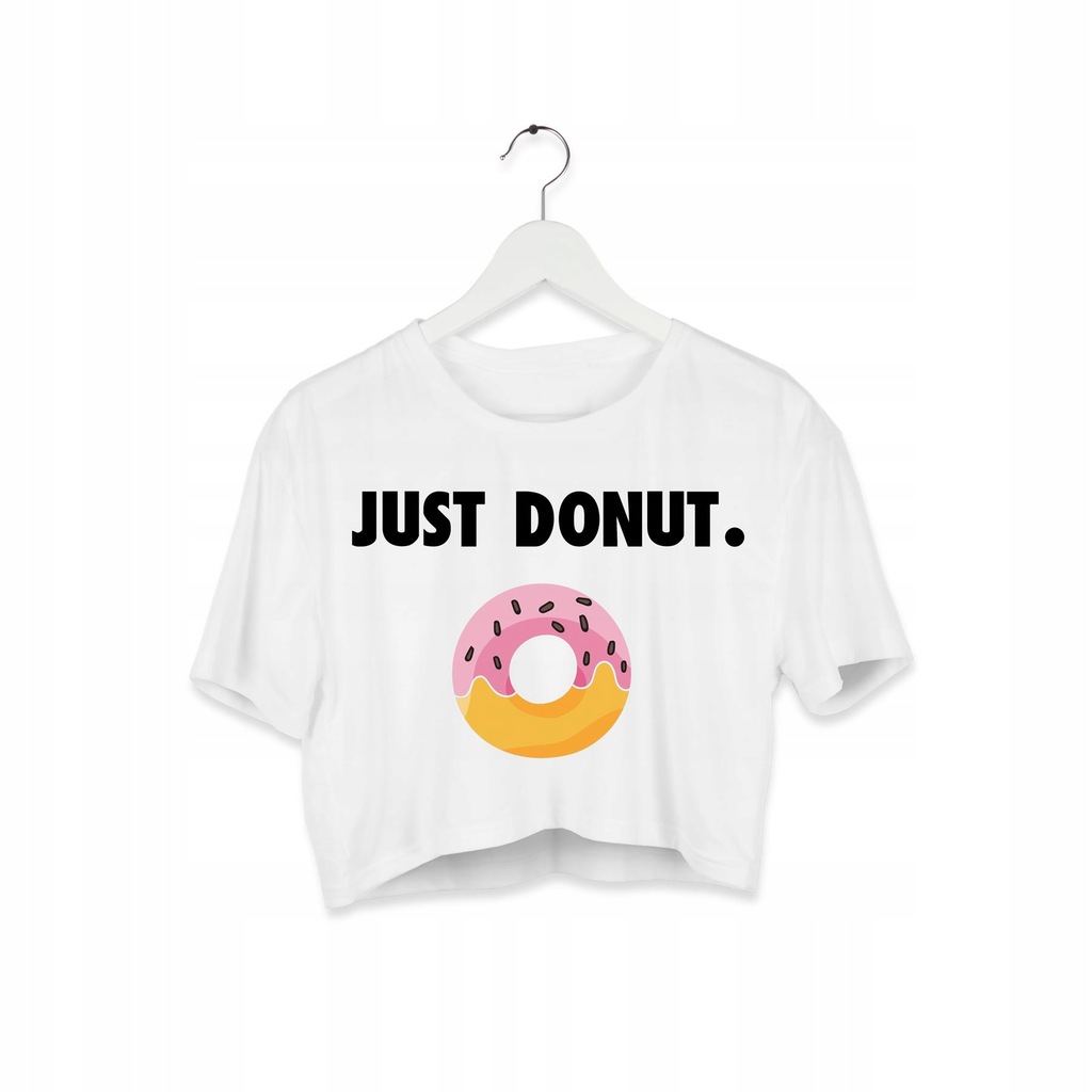 Top Crop bluzka t-shirt krótki Just Donut