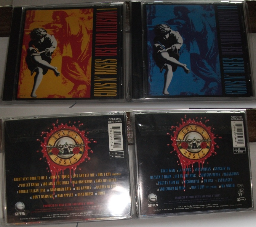 2xCD GUNS 'N' ROSES Use Your Illussion I,II