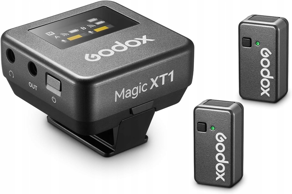 Godox Magic XT1 mikrofon bezprzewodowy 2.4G | vlog YouTube TikTok