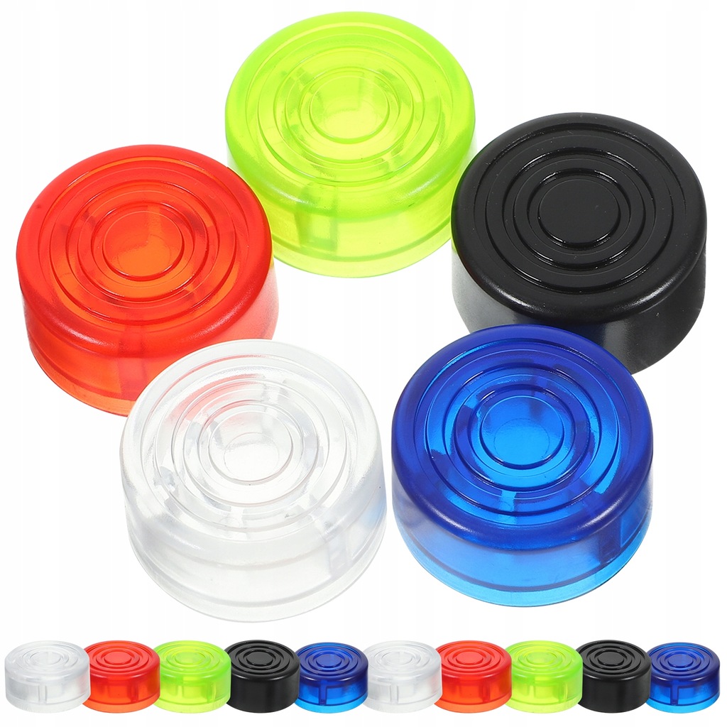 PRZYCISKI DO EFEKTÓW GITAROWYCH PLASTIKOWE WYTRZYMAŁE WIELOKOLOROWE