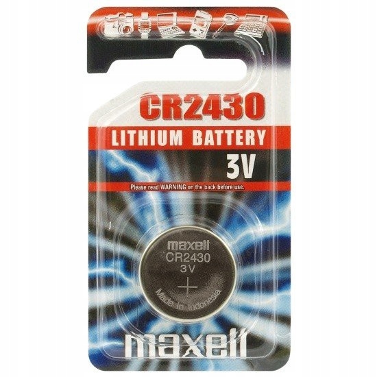 *BATERIA LITOWA MAXELL CR2430 DL2430 ECR2430 1 SZT