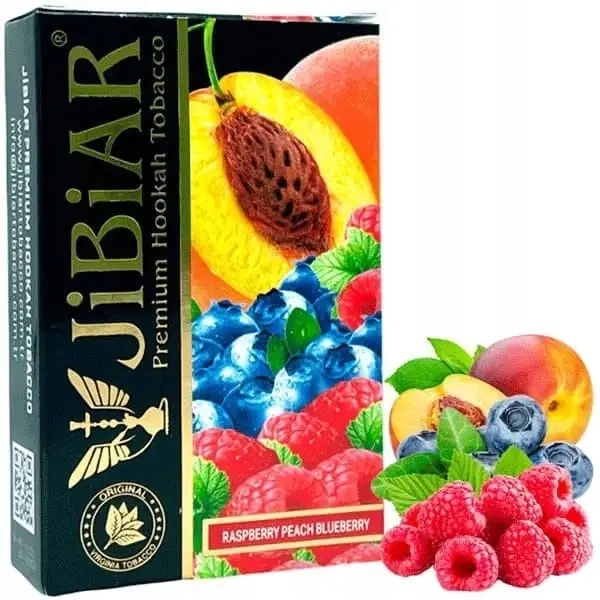 JiBiAR - RASPBERRY PEACH BLUEBERRY 50g