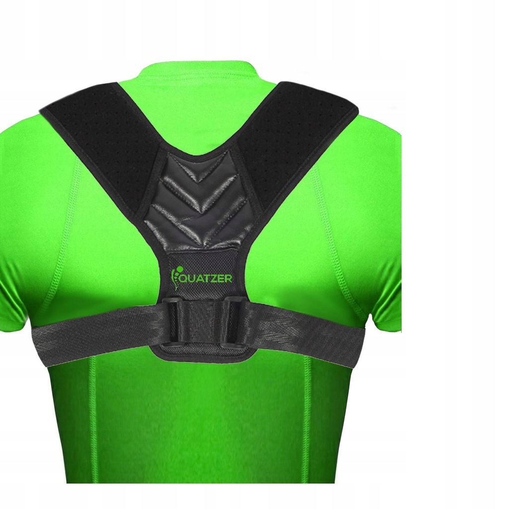 Korektor postawy pleców Quatzer czarny