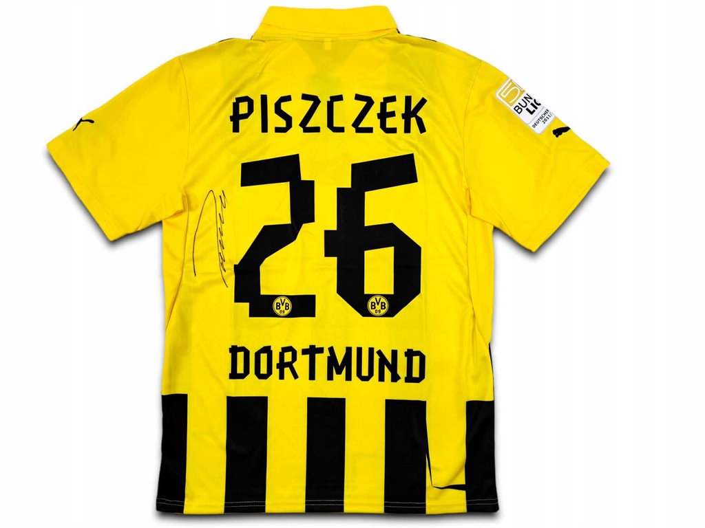Piszczek - Borussia Dortmund - koszulka z autografem (zag)