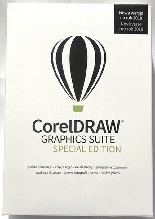CorelDRAW Graphics Suite Special Edition 2018 BOX PL
