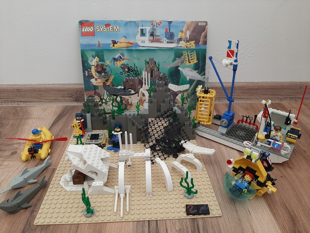LEGO 6559 Deep Sea Bounty +instrukcja UNIKAT 1997r