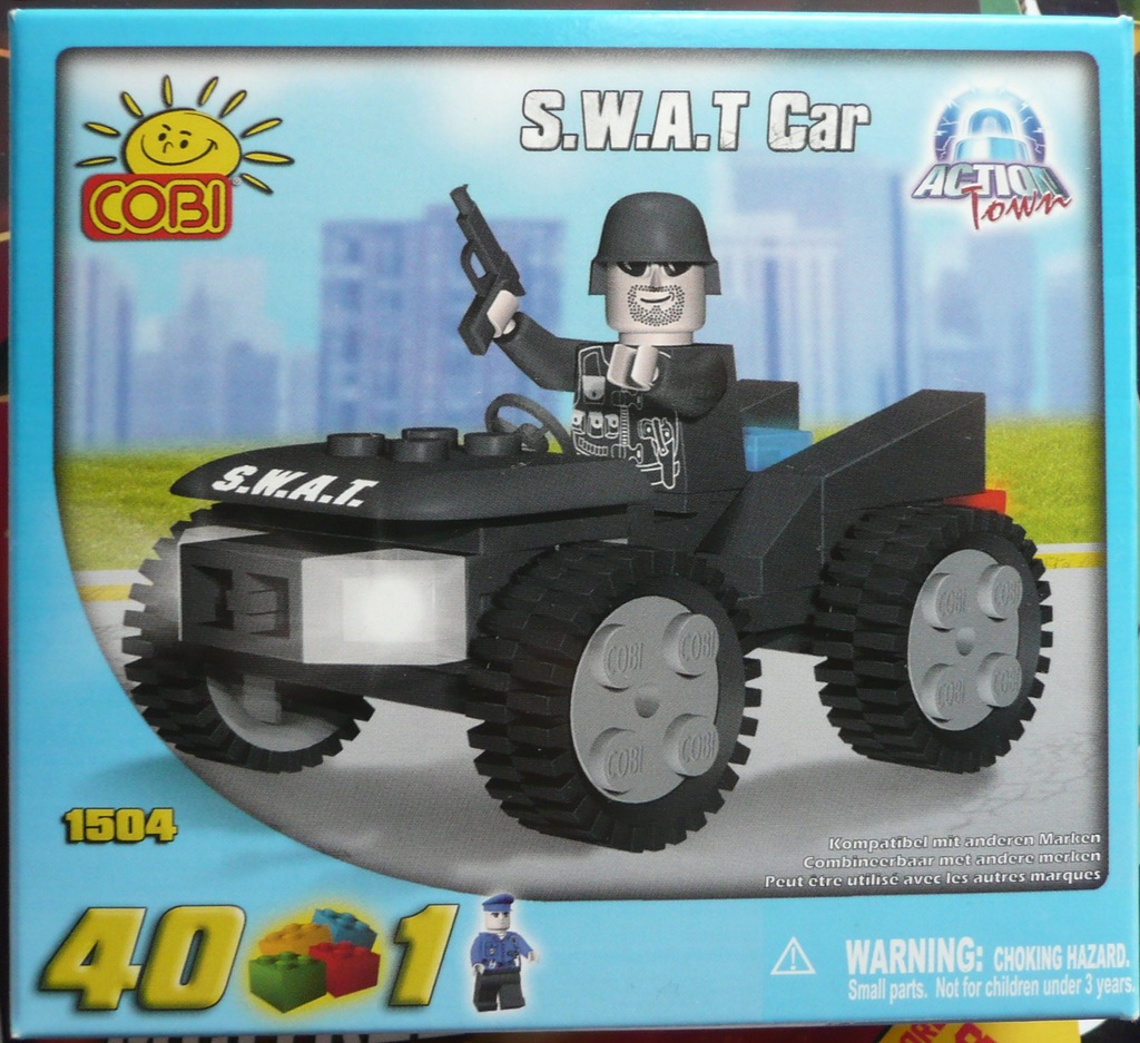 KLOCKI COBI S.W.A.T. Car 1504 NOWE POLECAM UNIKAT!