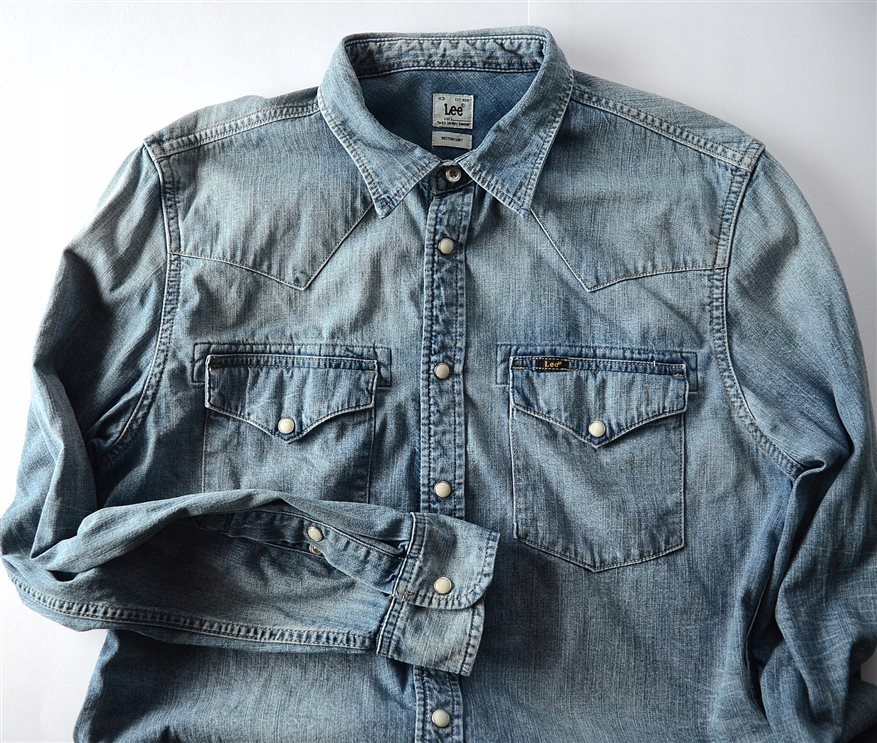 LEE __ WESTERN SHIRT ___ JEANS __ koszula __ L