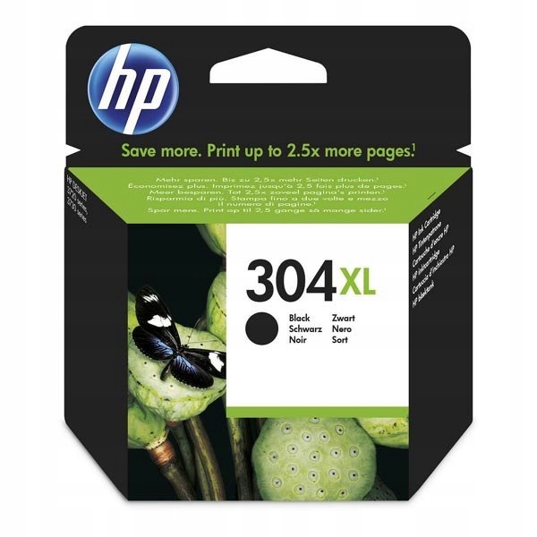 HP oryginalny ink / tusz N9K08AE, HP 304XL, black, 300s, 5.5ml, HP DeskJet