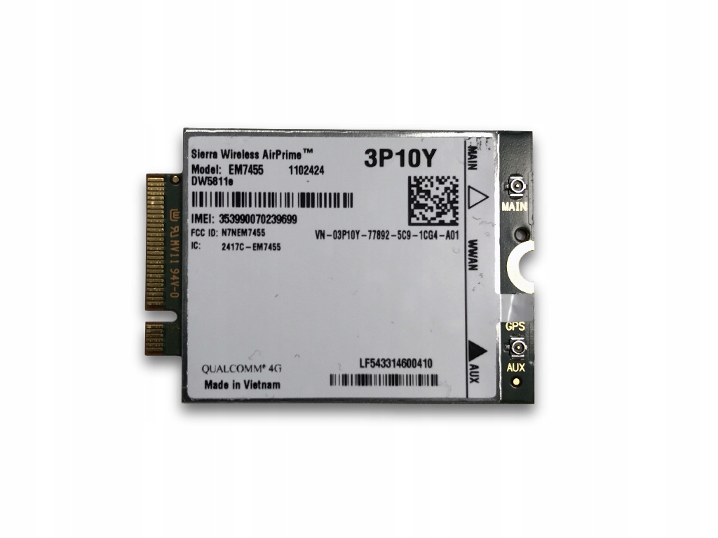 Modem Lte Dell Dw5811e 5570 5470 7470 7270 5480 Oficjalne Archiwum Allegro