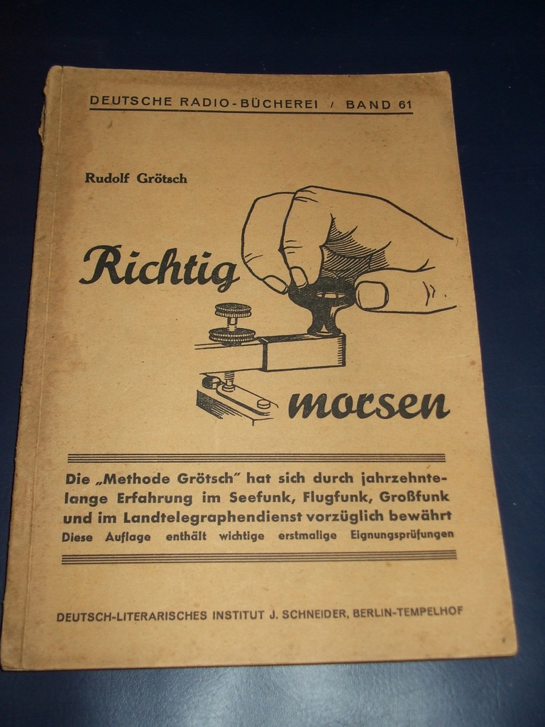 R.Groetsch RICHTIG MORSEN / 1943