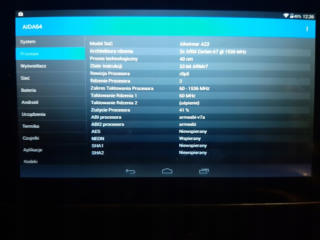 Tablet Esperanza DREAM TAB 7 AX2 HD 8741209818 oficjalne archiwum Allegro