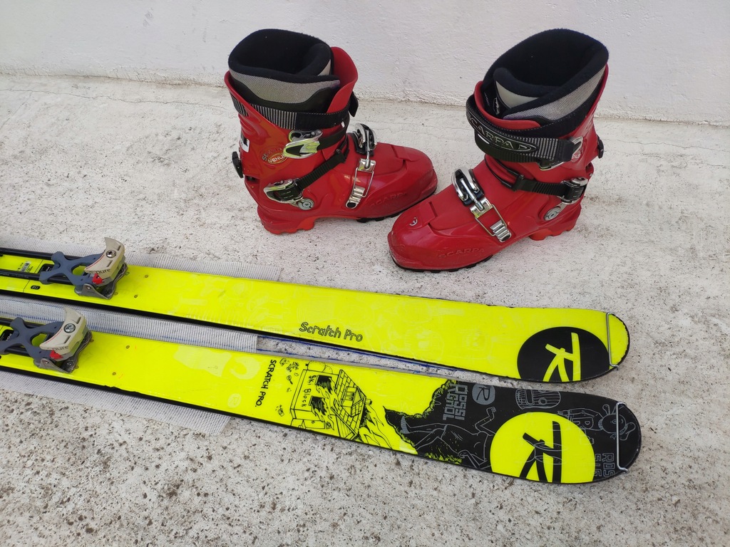 SKITOUR ROSSIGNOL SCRATCH PRO 158 BUTY 40 2014