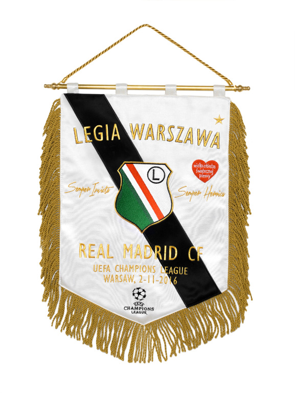 Proporzec Legia Warszaw – Real Madryt - WOŚP