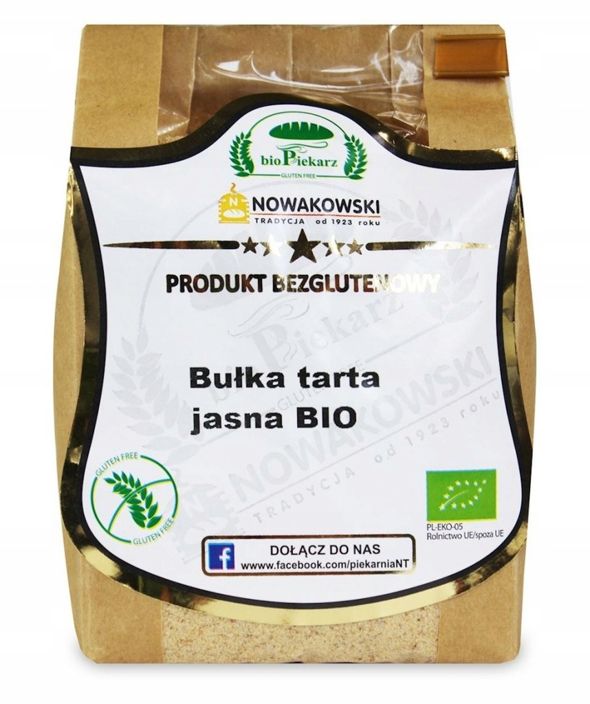 BUŁKA TARTA BEZGLUTENOWA BIO 300 g - BIOPIEKARZ NO