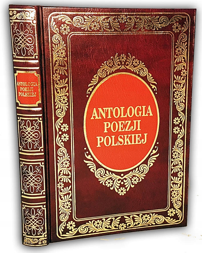 ANTOLOGIA POEZJI POLSKIEJ złota oprawa