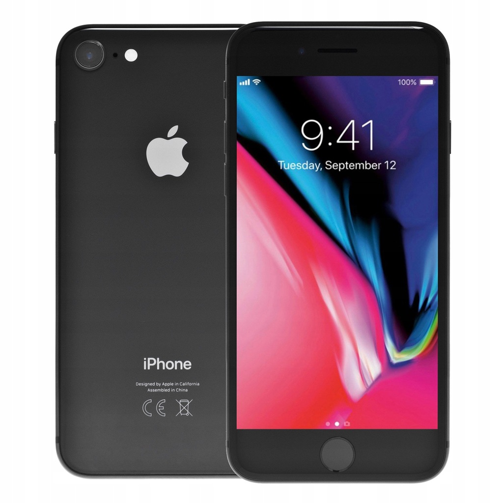 Smartfon APPLE iPhone 8 64GB 4.7" Gwiezdna szarość / Stan A+ / 89% kondycji